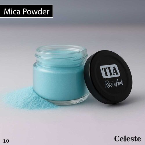 Mica Powder Pigment for Resin Art (Celeste)